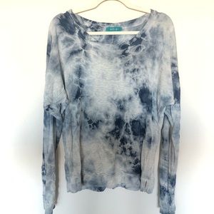 River and Sky Tie dye pullover sweater